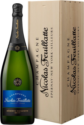 Шампанское Nicolas Feuillatte Reserve Exclusive Brut wooden box 15 л
