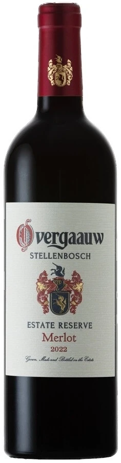Вино Overgaauw, Estate Reserve Merlot, Stellenbosch WO, 2022