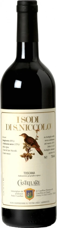 Вино Castellare di Castellina, I Sodi di San Niccolo, Toscana IGT, 2007