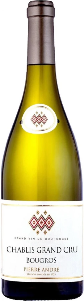 Вино Pierre Andre, Chablis Grand Cru Bougros AOC, 2021