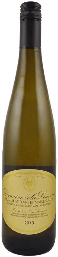 Вино "Domaine de la Louvetrie" Muscadet Sevre et Maine Sur Lie, 2010