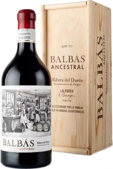 Вино Balbas, Ancestral, Ribera del Duero DO, 2016, wooden box