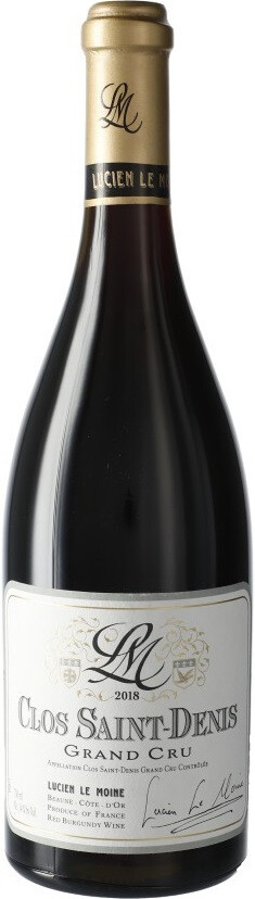 Вино Lucien Le Moine Clos Saint Denis Grand Cru AOC 2018