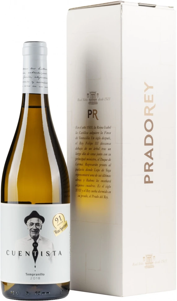 Вино Pradorey, El Cuentista Tempranillo, Ribera del Duero DO, 2018, gift box