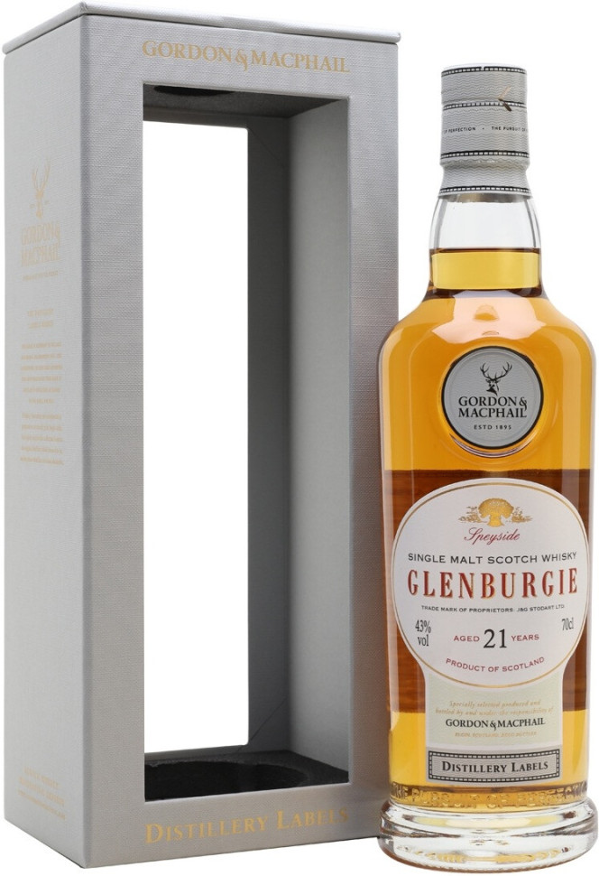 Виски Gordon & Macphail Glenburgie 21 Years Old gift box 700 мл