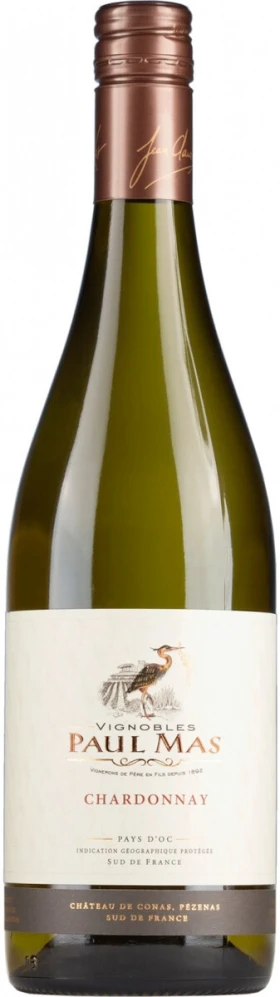 Вино "Paul Mas" Chardonnay, Pays d'Oc IGP, 2023