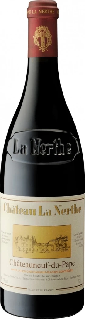 Вино Chateau la Nerthe, Chateauneuf-du-Pape AOC Rouge, 2012