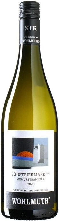 Вино Wohlmuth, Gewurztraminer, Sudsteiermark DAC, 2020