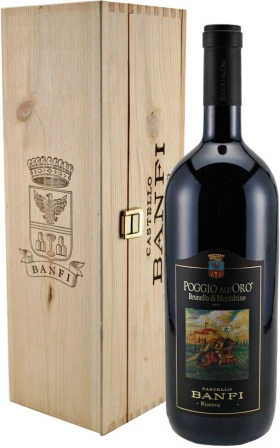 Вино Banfi, "Poggio all'Oro" Brunello di Montalcino Riserva DOCG, 2016, wooden box, 1.5 л