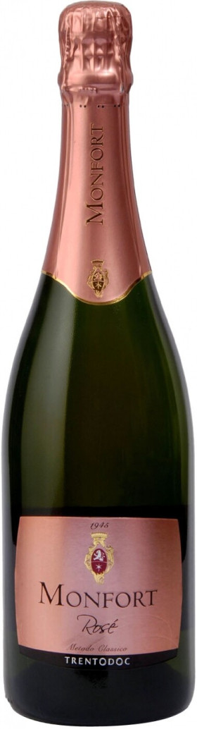 Игристое вино Monfort Brut Rose Trento DOC