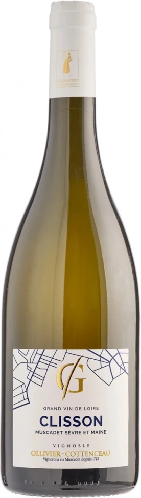 Вино Domaine de la Grenaudiere, "Clisson" Muscadet-Sevre et Maine AOC, 2018