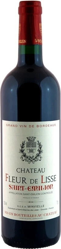 Вино Chateau Fleur de Lisse, Saint-Emilion AOC, 2007