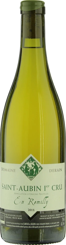 Вино Domaine Derain, Saint-Aubin 1er Cru En Remilly AOC, 2018