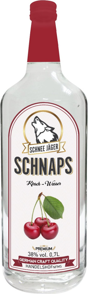 Шнапс Schnee Jager Кirsch Wasser 0.7 л