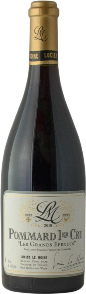 Вино Lucien Le Moine Pommard 1er Cru Les Grands Epenots AOC 2018