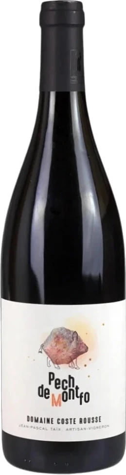 Вино Domaine Coste Rousse, Pech de Montfo, Cotes de Thongue IGP, 2019