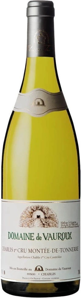 Вино Domaine de Vauroux, Chablis Premier Cru Montee de Tonnerre AOC, 2013