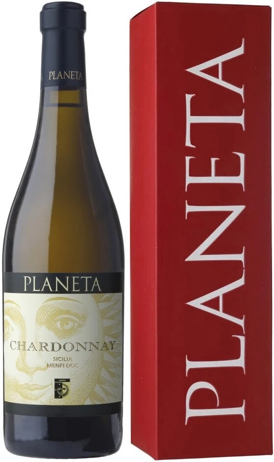 Вино Planeta, Chardonnay, Sicilia IGT, 2018, gift box