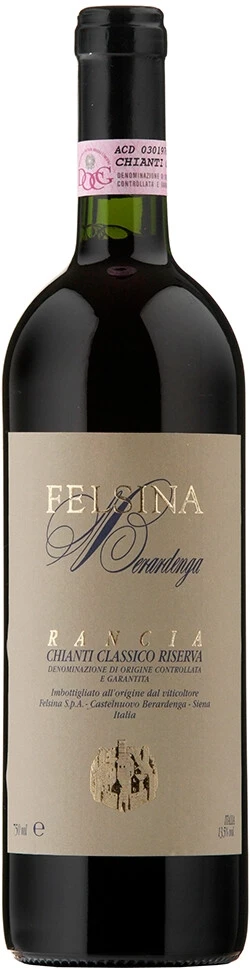 Вино Felsina, Rancia Riserva, Chianti Classico DOCG, 2008