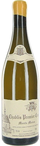 Вино Domaine Francois Chablis Monts Mains Premier Cru 2001