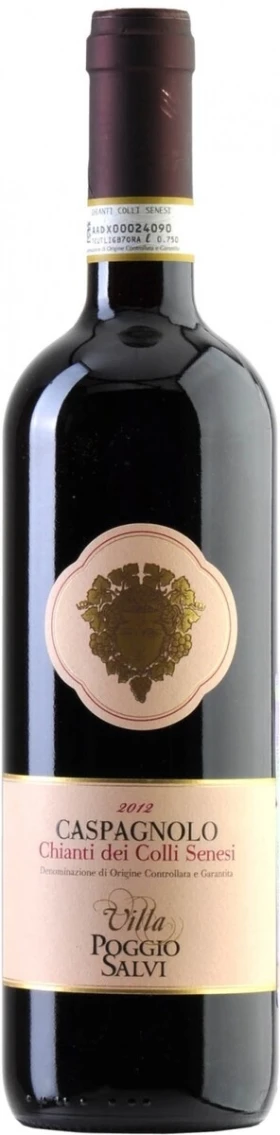 Вино Villa Poggio Salvi, "Caspagnolo", Chianti Colli Senesi, 2012
