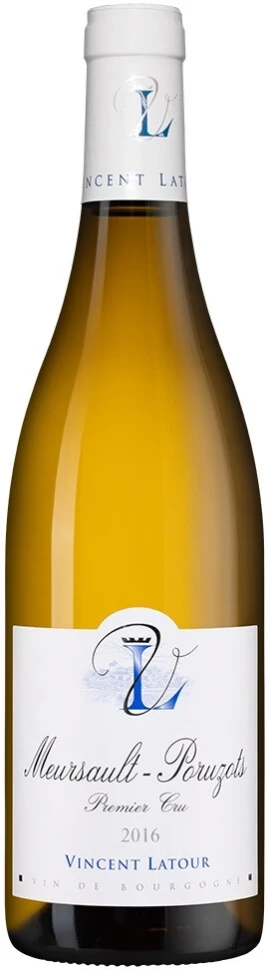 Вино Vincent Latour, Meursault Poruzots 1 er Cru AOC, 2016