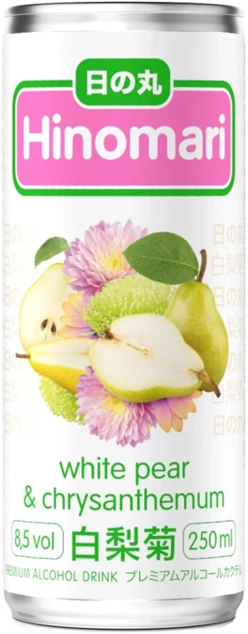 Вино "Hinomari" White Pear &amp; Chrysanthemum, in can, 250 мл
