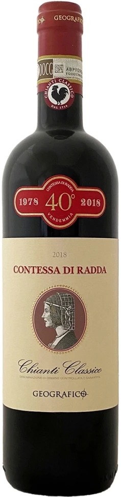 Вино Geografico, Chianti Classico "Contessa Di Radda" DOCG, 2018