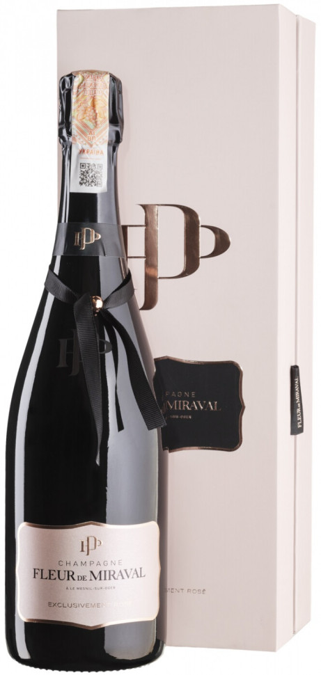 Шампанское Fleur de Miraval Rose Champagne AOC gift box