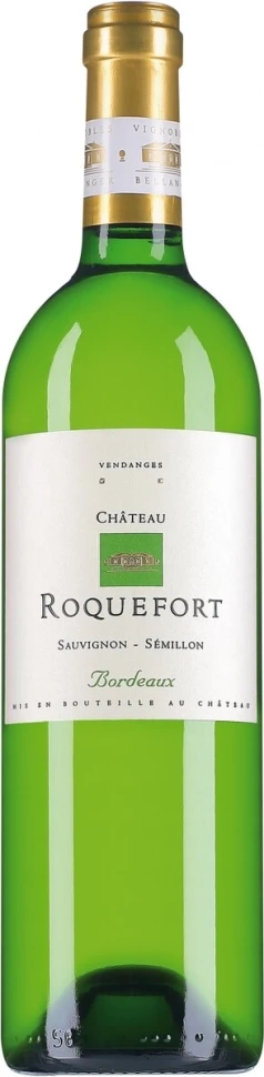 Вино Chateau Roquefort Blanc, Bordeaux AOC, 2009