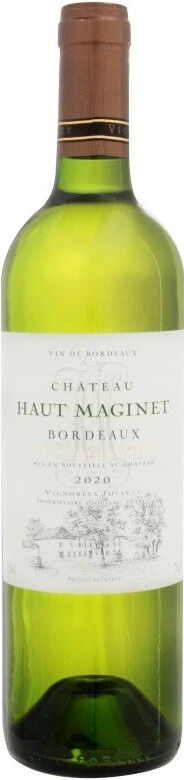 Вино Chateau Haut Maginet Blanc, Bordeaux AOC, 2020