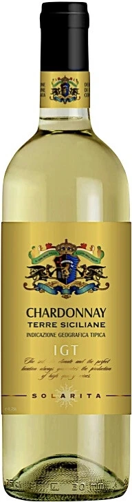 Вино "Solarita" Chardonnay, Terre Siciliane IGT, 2021