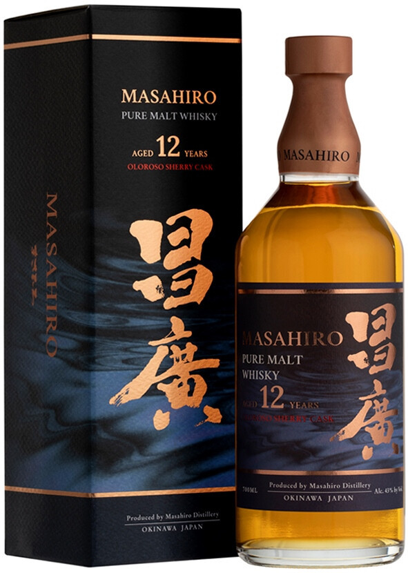 Виски Masahiro Pure Malt 12 Years Old gift box 700 мл