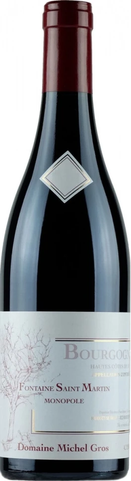 Вино Domaine Michel Gros, Bourgogne Hautes Cotes de Nuits Fontaine Saint Martin Rouge, 2018