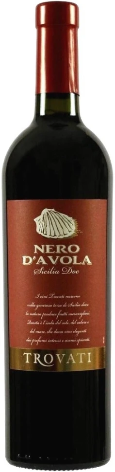 Вино Trovati Nero d'Avola, Sicilia DOC, 2015