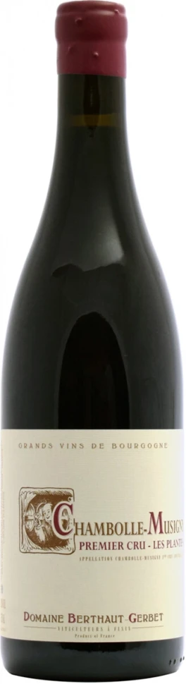 Вино Domaine Berthaut-Gerbet, Chambolle-Musigny 1er Cru Les Plantes AOC, 2019