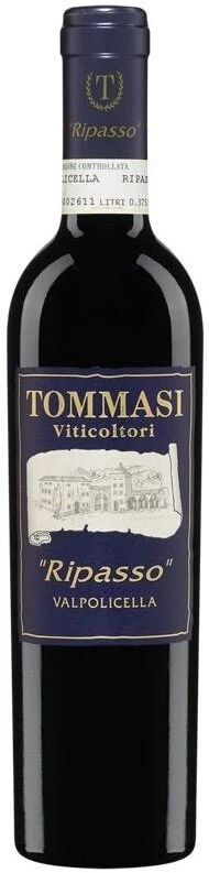 Вино Tommasi, Ripasso Valpolicella Classico Superiore DOC, 2015, 375 мл