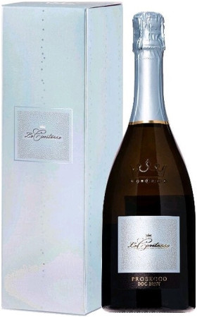 Игристое вино Le Contesse Prosecco Brut Treviso DOC gift box