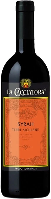 Вино "La Cacciatora" Syrah, Terre Siciliane IGT, 2022