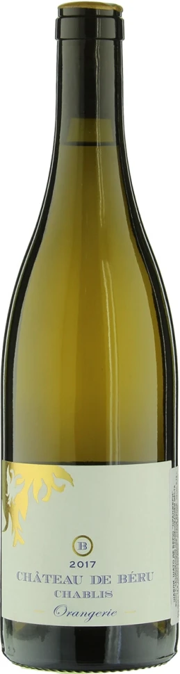 Вино Chateau de Beru, Orangerie, Chablis AOC, 2017