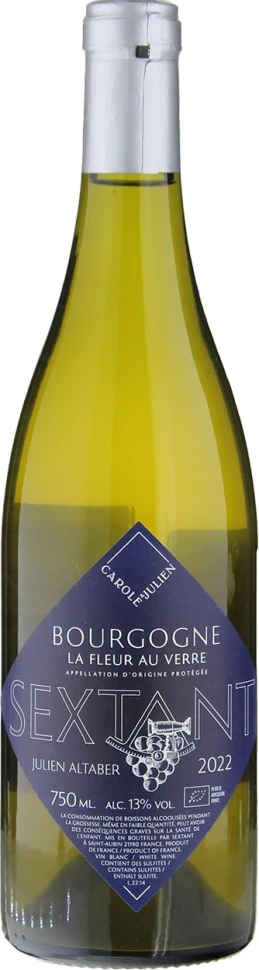 Вино Sextant, La Fleur au Verre Chardonnay, Bourgogne AOC, 2022