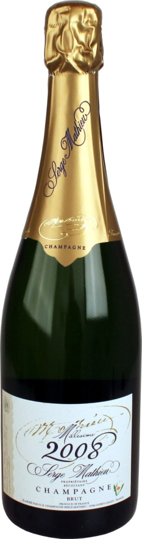 Шампанское Champagne Serge Mathieu Brut Millesime 2008 15 л