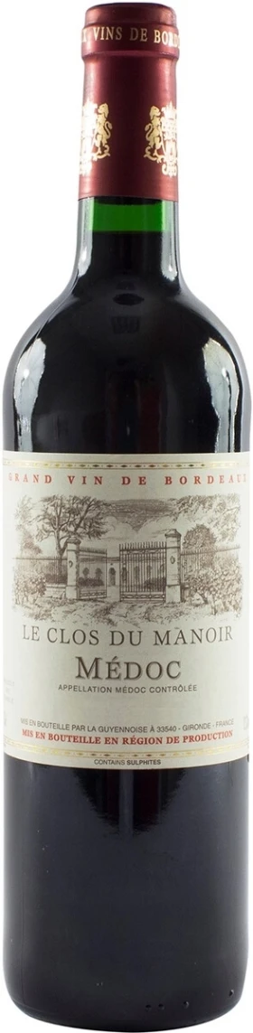Вино La Guyennoise, Le Clos du Manoir Medoc АОC