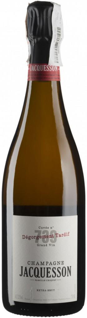 Шампанское Jacquesson Cuvee № 739 Degorgement Tardif Extra Brut