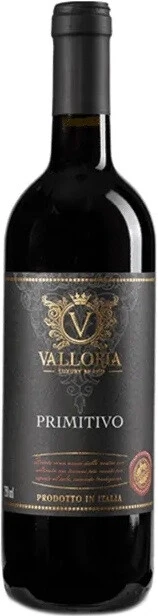 Вино "Valloria" Primitivo, Puglia IGP, 2021
