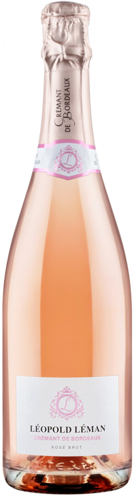 Игристое вино Leopold Leman Rose Brut Cremant de Bordeaux AOC