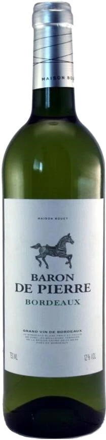 Вино "Baron de Pierre" Blanc, Bordeaux AOC, 2014