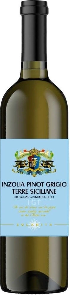 Вино Solarita Inzolia Pinot Grigio, Terre Siciliane IGT, 2021