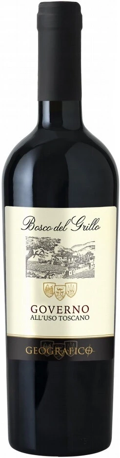 Вино Geografico, Bosco del Grillo Governo all'Uso Toscano IGT, 2018