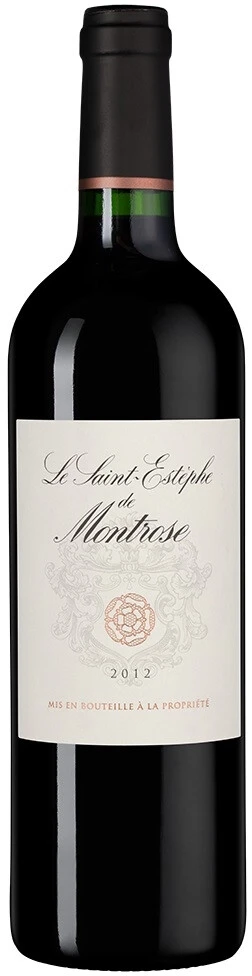 Вино Le Saint-Estephe de Montrose, 2012